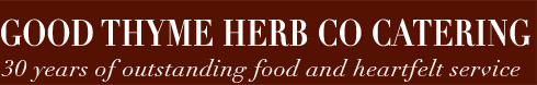 good thyme herb co catering