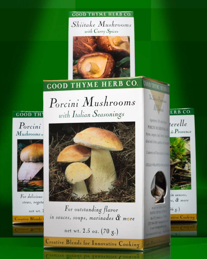 Dried Mushrooms with seasonings